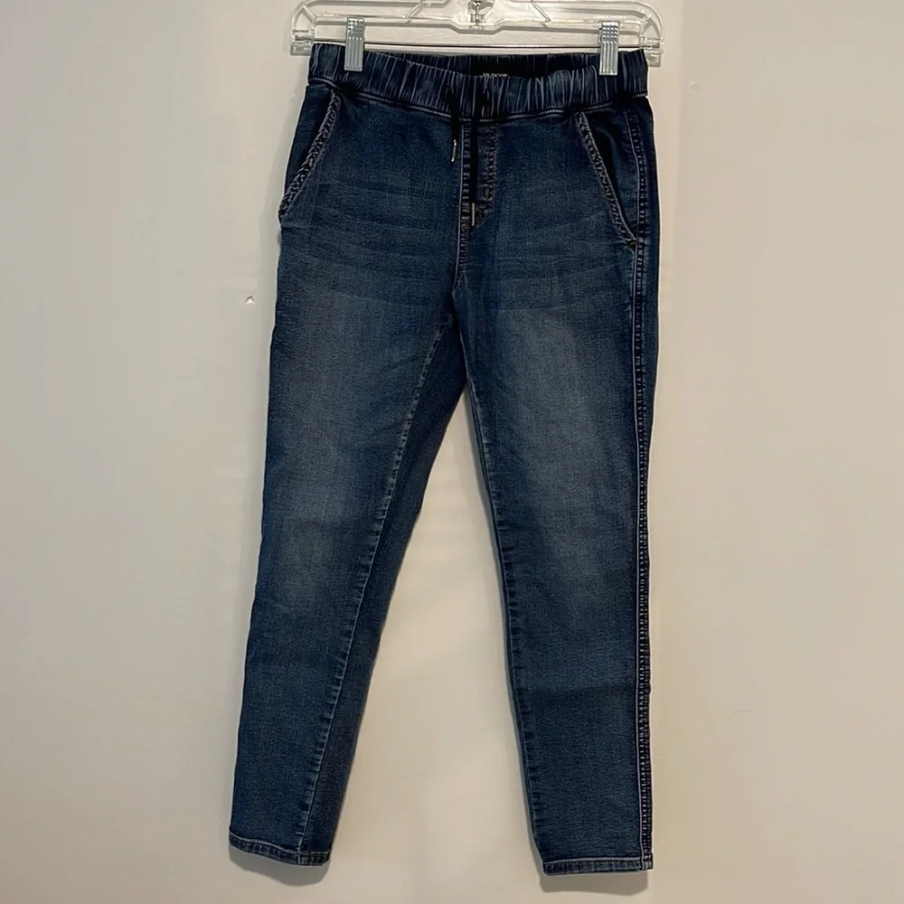 Hudson Boys Seth Jogger Jeans in Indigo Rinse Medium - Picture 2 of 8